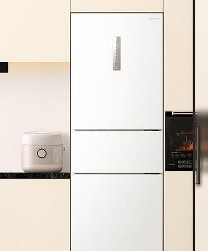 东芝（TOSHIBA）285小小白【59.5cm超薄】嵌入式三开多门风冷无霜一级能效小户型家用母婴